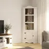 Librería - Esquinero en Blanco - Bibliotecas, Uruguay | Rústico Hogar, vista 2 de 3
