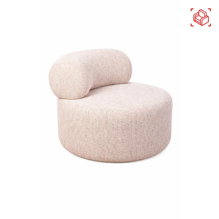 Butaca Tela-premium Multicolor Rolls Multicol en Beige - Sillones y sofás, Uruguay | Divino, vista 7