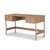 Escritorio Oslo Liso - Natural en Marrón - Escritorios y sillas de escritorio, Uruguay | NYR, vista 2 de 6