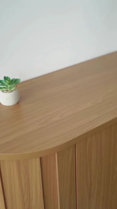 Aparador Curvo 180cm 100% MDF - Linea Factory en Madera natural - Aparadores y recibidores, Uruguay | Balton, vista 3