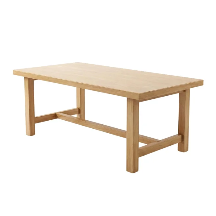 Mesa de comedor Madera Maciza Toronto 160 cm - Línea Serena en Madera natural - Mesas de comedor, Uruguay | Ecowood, vista 2