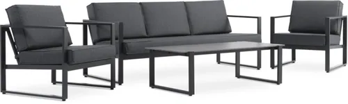 Juego de jardín VONGE 5 personas negro en Negro - Muebles para el exterior, Uruguay | JYSK