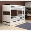 Tricama Cucheta Captain - 1 Plaza - B103 - Blanco en Blanco - Dormitorio, Uruguay | Rústico Hogar, vista 2 de 3
