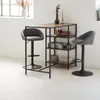 Taburete de bar TAULOV tela gris/negro en Gris - Mesas de comedor, Uruguay | JYSK, vista 4 de 4