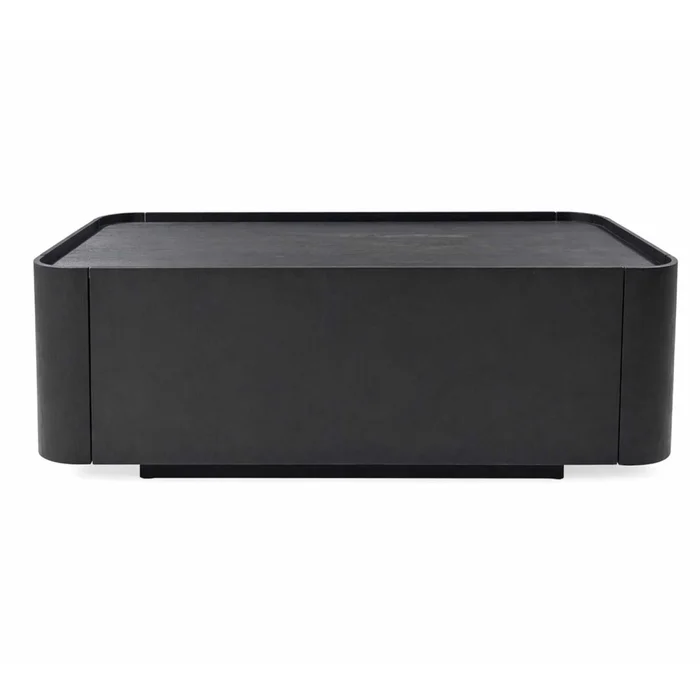 Mesa Ratona Melamina Negro Canela en Negro - Mesas de living, Uruguay | Divino, vista 2