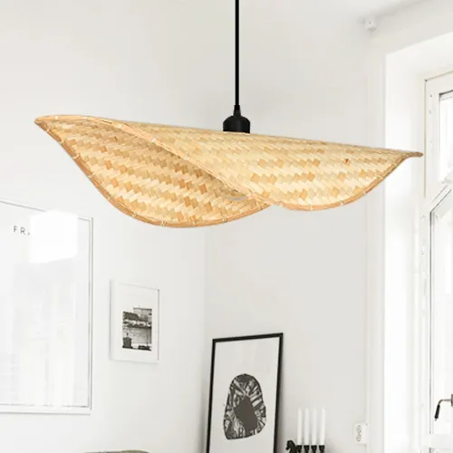 lámpara capelina de bambú - Lámparas colgantes, Uruguay | Decoramuss