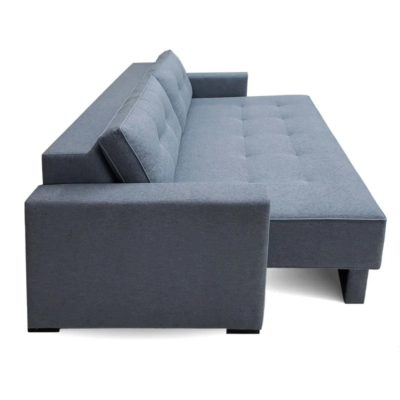 Sofá Cama Pasadena - Gris en Gris - Sillones y sofás, Uruguay | Berna home, vista 3