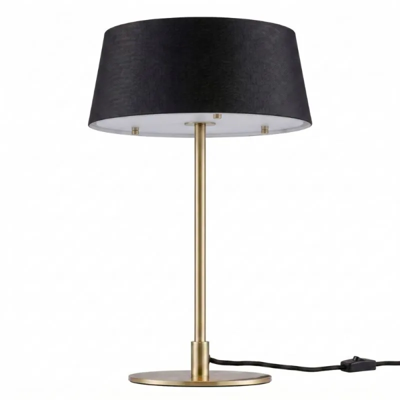Lámpara De Mesa Benson Negro en Negro - Lámparas de mesa, Uruguay | Serlux