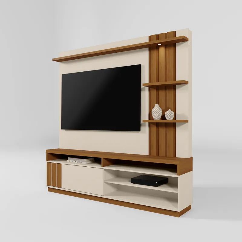 Rack TV Mariana 1.8 en Gris - Muebles para TV, Uruguay | Casa Brava