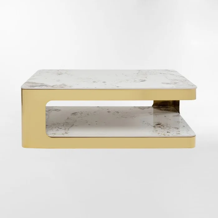 MESA DE CENTRO NUBE DUO Blanco Medium en Blanco SKU - Mesas de comedor, Uruguay | Viasono, vista 3