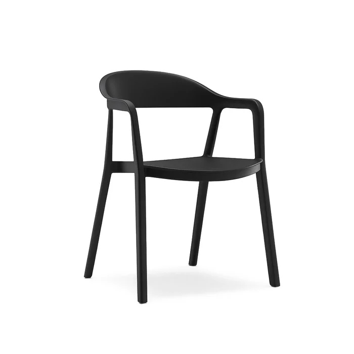 Silla Oslo Garden Black en Negro - Sillas, Uruguay | Samic