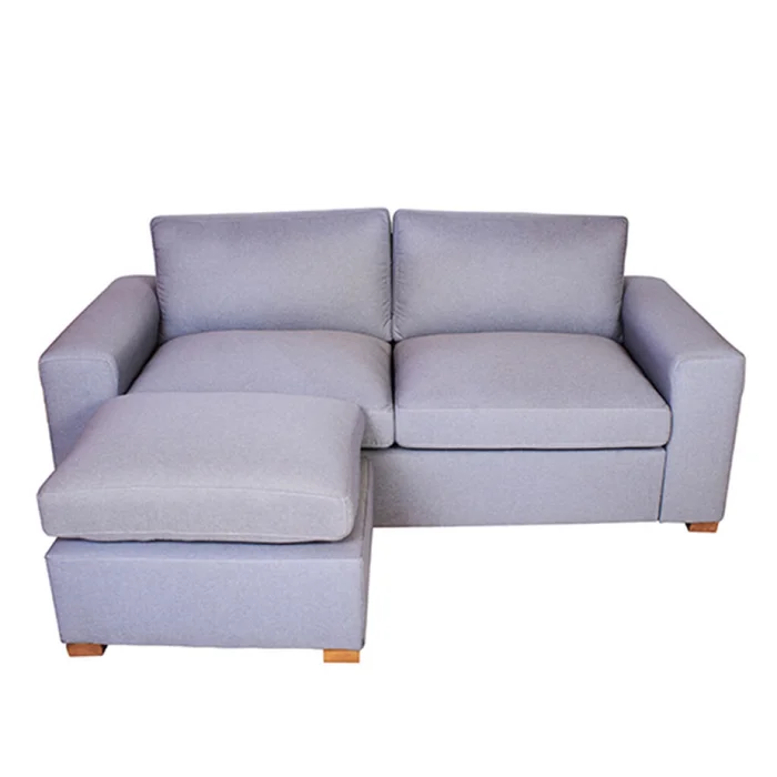 Sillón recto 3 cuerpos con isla — Serra Amoblamientos en Gris - Sillones y sofás, Uruguay | Serra Amoblamientos