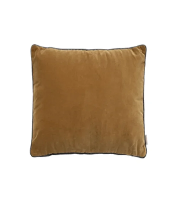 ALMOHADON BLOMUS VELVET TAN en Mostaza - Textiles, Uruguay | Más Infinito Casa