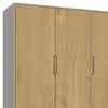 Ropero Armario de 3 Puertas, Perchero y 4 Cajones en MDP - Madera - Línea Melilla - Cinza en Gris - Roperos y placares, Uruguay | Mulata, vista 7 de 9