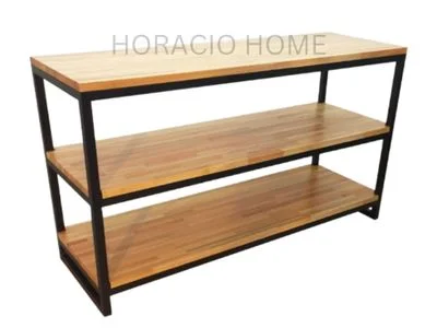 Mesa ratona laterales unidos en Negro - Mesas de living, Uruguay | Horacio Home, vista 2