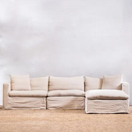 Sillón Modulado Olivo Crudo en Beige - Sillones y sofás, Uruguay | Aihaus