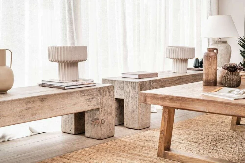 MESA LIVING / BANCO TAURET - 2.05 X 0.45 MTS en Gris - Butacas, banquetas y puffs, Uruguay | La Iberica, vista 7