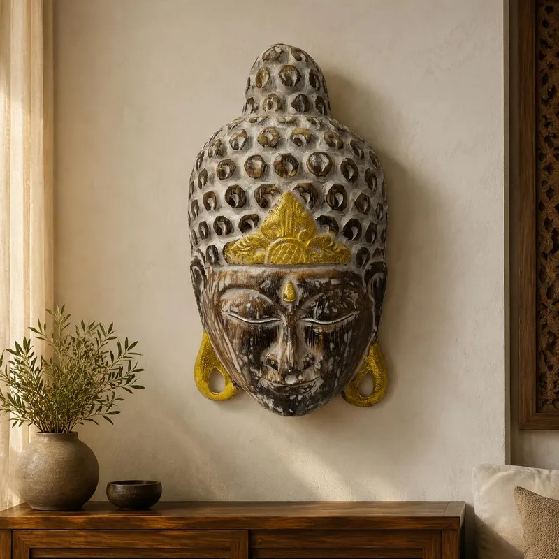 Mascara Buda en Multicolor - Decoración, Uruguay | Camino a Casa
