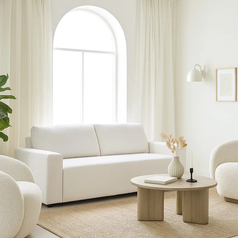 Sofá Blend - Tela Aquaclean - 3 cuerpos - A fabricar en Gris - Sillones y sofás, Uruguay | NYR