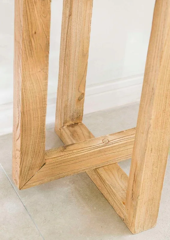 MESA DE ARRIMO / CONSOLA GEO - OLMO - 1.40 MTS en Madera natural - Bibliotecas, Uruguay | La Iberica, vista 14