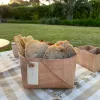 Panera de cuero (tag de cerámica) - Canastos, Uruguay | Dreams On Time, vista 3 de 4