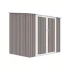 Galpón de Jardín - Joy B Metálico con Puerta Doble - 222x149x194 cm en Gris - Muebles para el exterior, Uruguay | Rústico Hogar, vista 1 de 4