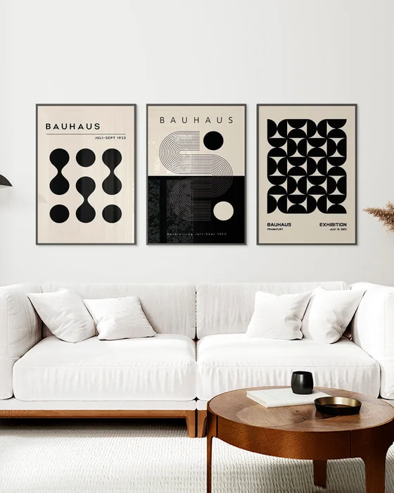 Bauhaus - Black Vintage en Multicolor - Láminas, Uruguay | La Cuadrería, vista 2
