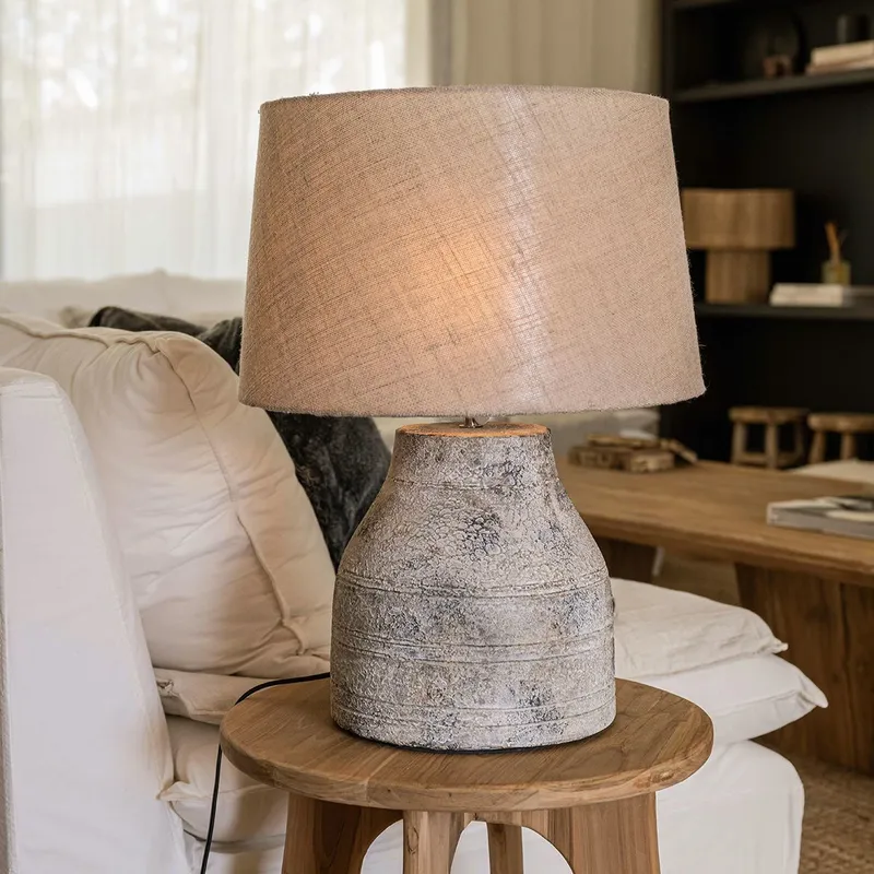 Lampara de mesa Sophia White en Blanco - Lámparas de mesa, Uruguay | De Arcos