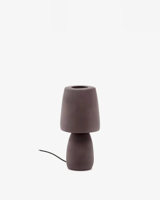 Lámpara de mesa Tandy de terracota marrón en Marrón - Lámparas de mesa, Uruguay | Kavehome