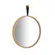 Espejo De Pared Vidrio Natural-beige 40 Cm