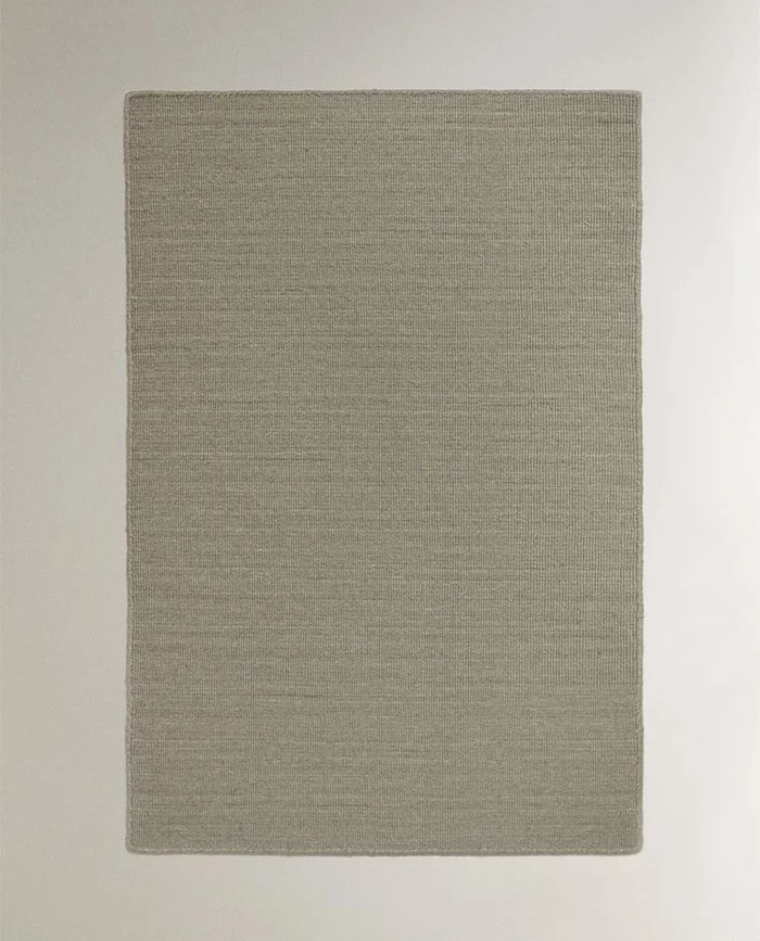 ALFOMBRA ALGODÓN LANA NUDOS en Gris - Alfombras, Uruguay | Zara Home, vista 2