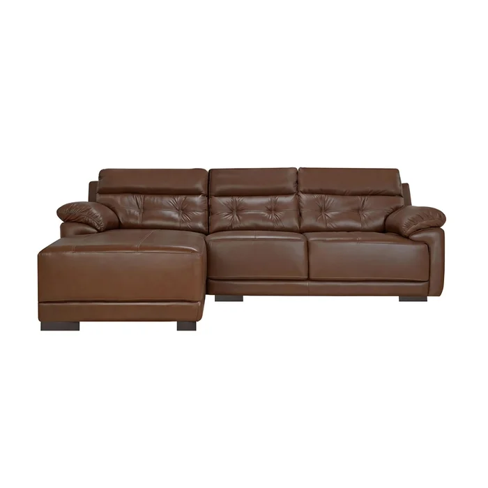 Sofá Albany - 3 cuerpos - Caramelo - Chaise Derecho en Marrón - Sillones y sofás, Uruguay | Rústico Hogar, vista 3