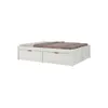 Cama Madera Maciza Con Cajones - Queen - Línea beauty - Blanco - Dormitorio, Uruguay | Ecowood, vista 1 de 3