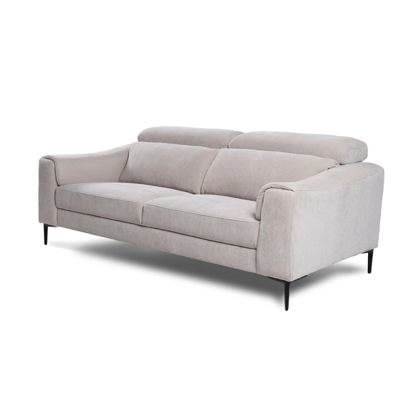 Sofá Hashtag - Tela Microfibra - 3 cuerpos - 6686-4 Beige en Beige - Sillones y sofás, Uruguay | Nyr, vista 8