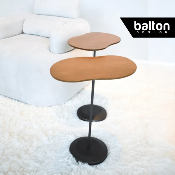 Mesa de Arrime Wave Baja en Marrón - Mesas de living, Uruguay | Balton, vista 2