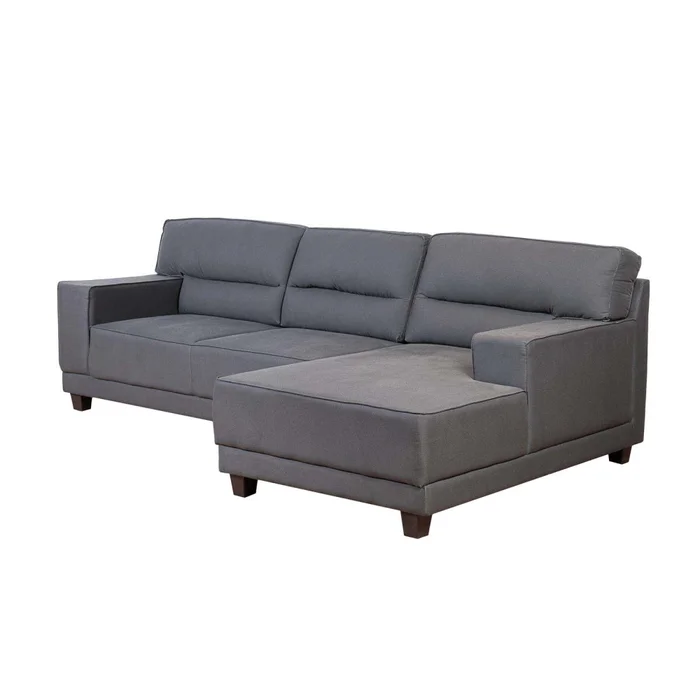 Sillón Tela Gris Excelence Gris Osc en Gris - Sillones y sofás, Uruguay | Divino, vista 3