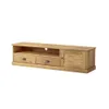 Rack de TV - 1 Puerta - 2 Cajones - Línea Oslo - Natural en Madera natural - Muebles para TV, Uruguay | Ecowood, vista 4 de 4