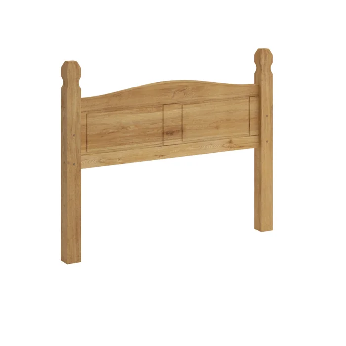 Respaldo Queen Madera Maciza 160cm - Linea Mexicana - Natural en Madera natural - Respaldos de cama, Uruguay | Rústico Hogar, vista 2