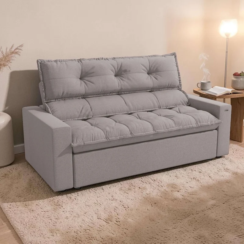 Sofa Viteli 193CM - Retractil/Reclinable en Beige - Sillones y sofás, Uruguay | Balton, vista 8