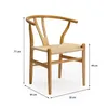 Silla Wishbone - Natural en Madera natural - Sillas, Uruguay | Walnut, vista 4 de 4