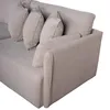Sofá C/chaise Más De 4 Cuerpos Tela Natural-beige Amalfi Beige en Beige - Sillones y sofás, Uruguay | Divino, vista 4 de 6