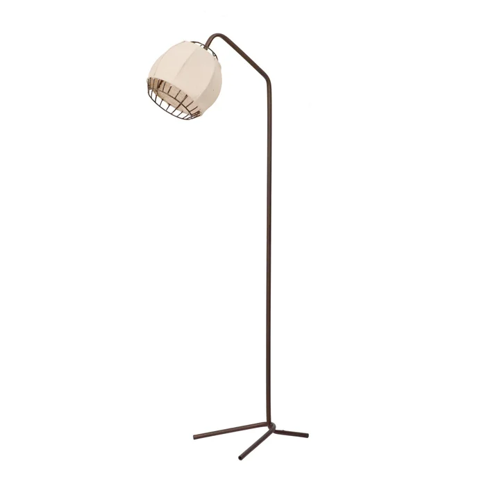 Lámpara de pie Metal Negro Vml-12809 en Marrón - Lámparas de pie, Uruguay | Le Blanc