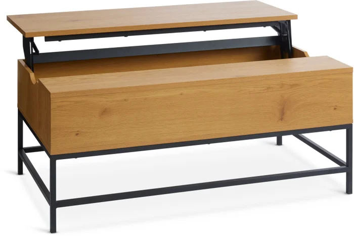 Mesa de centro AABENRAA L110 elevable roble en Madera natural - Mesas de arrimo, Uruguay | JYSK, vista 2