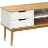 Rack Línea Praga - Roble/Blanco en Multicolor - Muebles para TV, Uruguay | Ecowood, vista 3 de 6