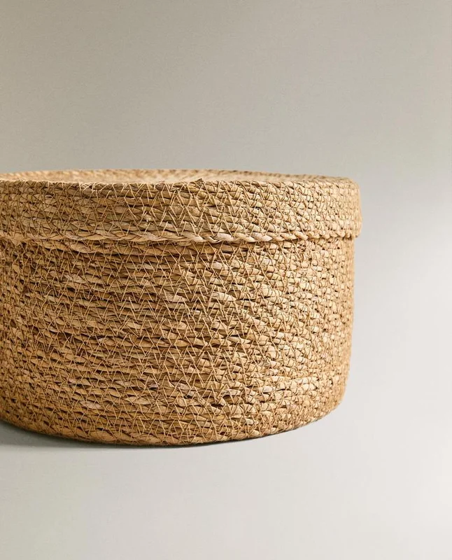 CESTA SEAGRASS TAPA en Marrón - Canastos, Uruguay | Zara Home, vista 5