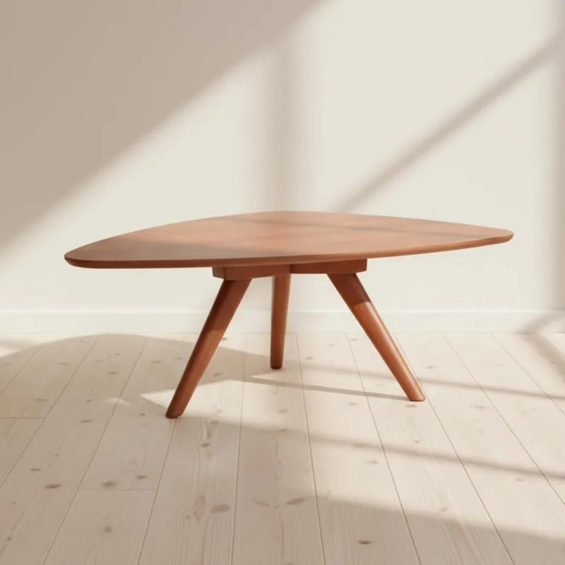 Mesa Ratona Mdf-y-madera Marron Llith Castaño en Marrón - Mesas de living, Uruguay | Divino