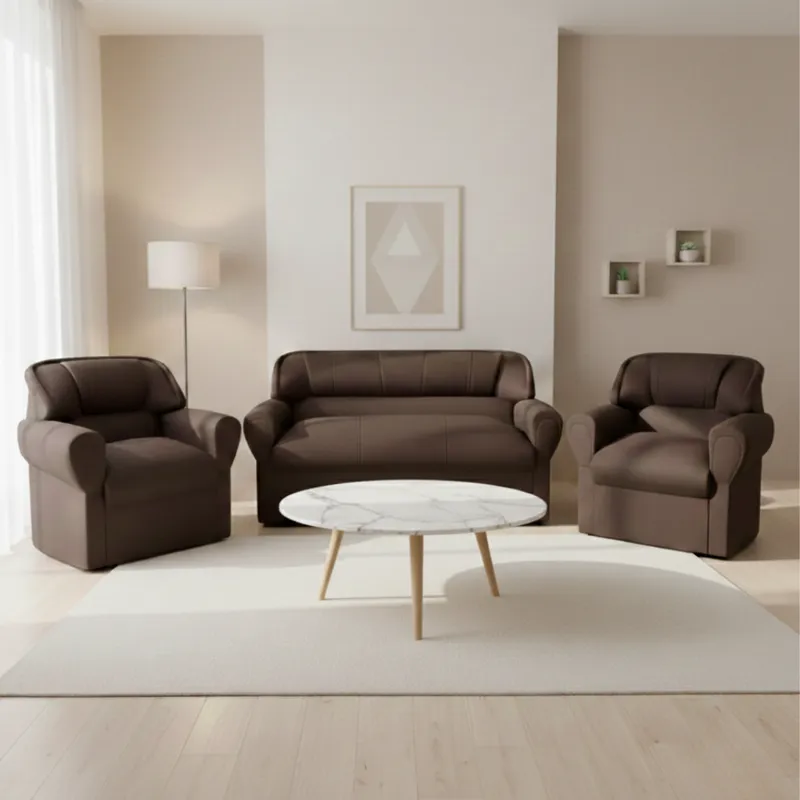 Conjunto Discordia 3+1+1 en Marrón - Sillones y sofás, Uruguay | Moderna Hogar