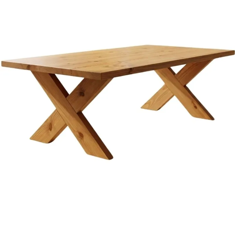Mesa de Living Pata X MUESTRA en Madera natural - Mesas de living, Uruguay | Finkel