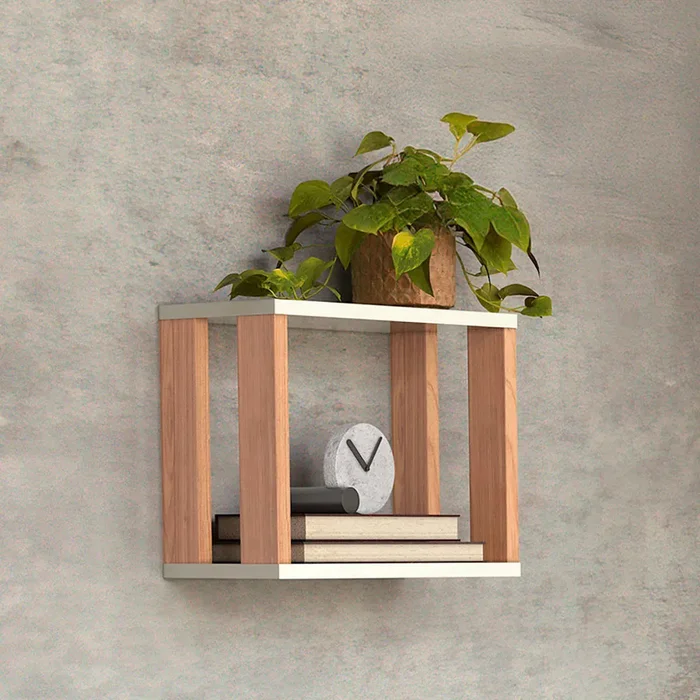 Estante Flotante Lore 100% MDF - Linea Factory - Bibliotecas, Uruguay | Balton, vista 2
