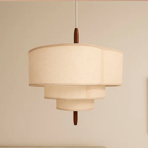 Lampara de techo Inna en Beige - Lámparas colgantes, Uruguay | Alta Gracia Deco